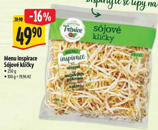 Menu inspirace Sójové klíčky, 250 g