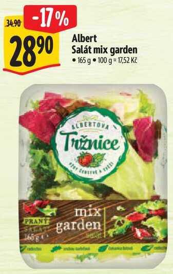 Albert Salát mix garden, 165 g 