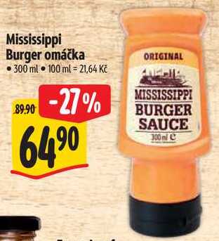 Mississippi Burger omáčka, 300 ml