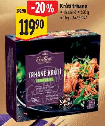Krůtí trhané, 350 g