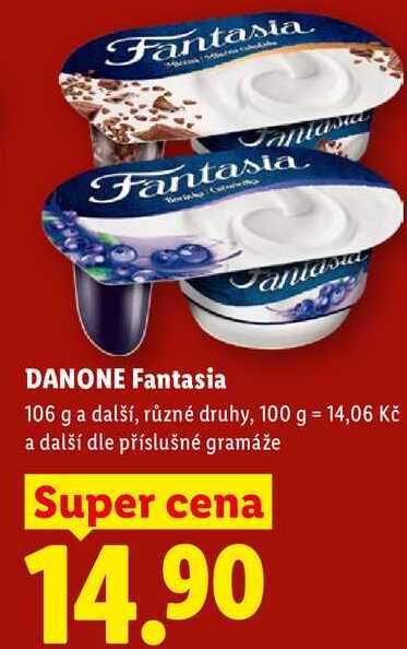 DANONE Fantasia, 106 g a další