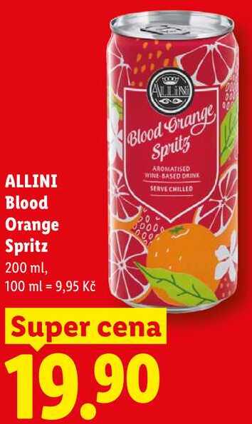 ALLINI Blood Orange Spritz, 200 ml