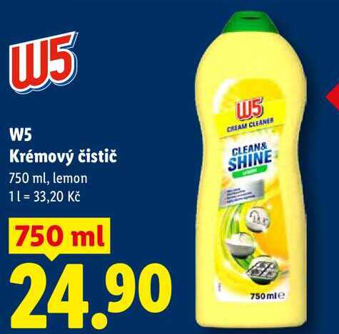 W5 Krémový čistič, 750 ml