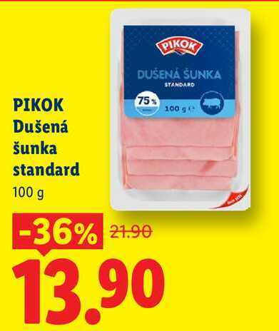 PIKOK Dušená šunka standard, 100 g