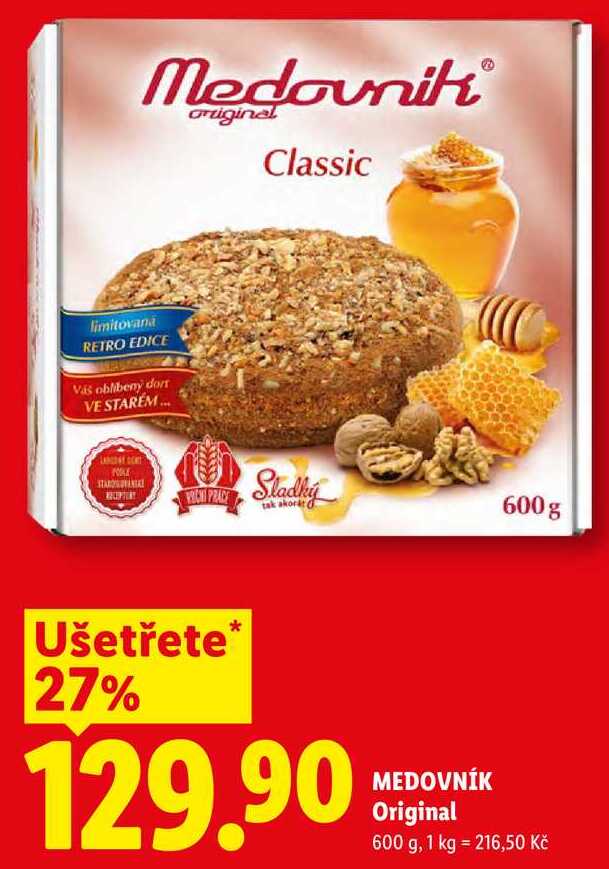 MEDOVNÍK Original, 600 g