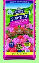 HOŠTICKÝ SUBSTRÁT PRO MUŠKÁTY A JINÉ BALKÓNOVÉ ROSTLINY