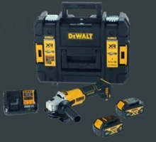 18V Úhlová bruska, DCG405NT, 125 mm bez aku. kufr T-STAK