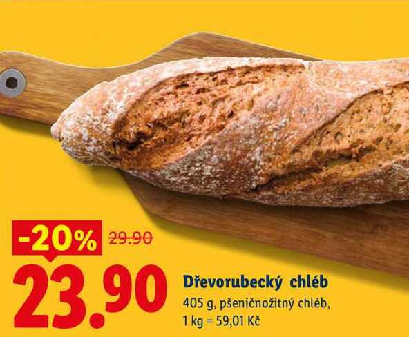 Dřevorubecký chléb, 405 g