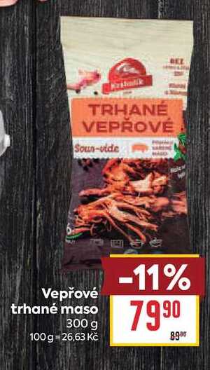 Vepřové trhané maso 300 g