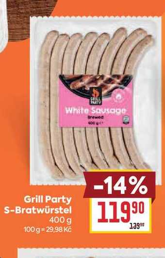 Grill Party S-Bratwürstel 400 g