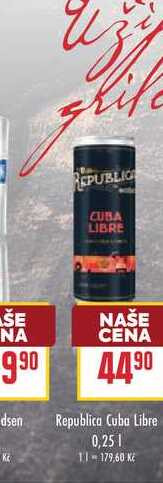 Republica Cuba Libre 0,25l