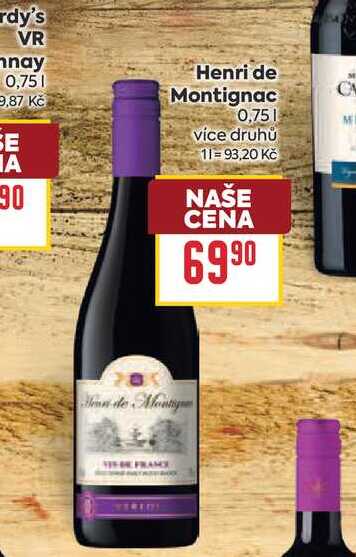 Henri de Montignac 0,75l