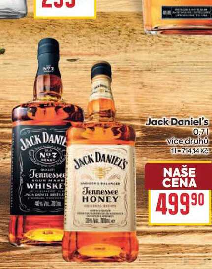 Jack Daniel's 0,7l