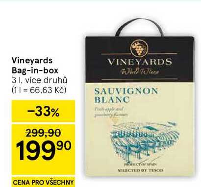 Vineyards Bag-in-box, 3 l