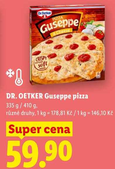 DR. OETKER Guseppe pizza, 335 g/410 g