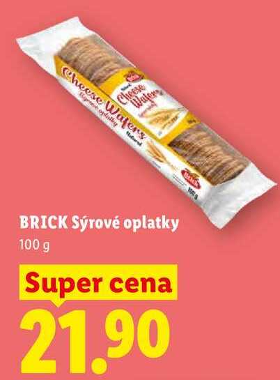 BRICK Sýrové oplatky, 100 g