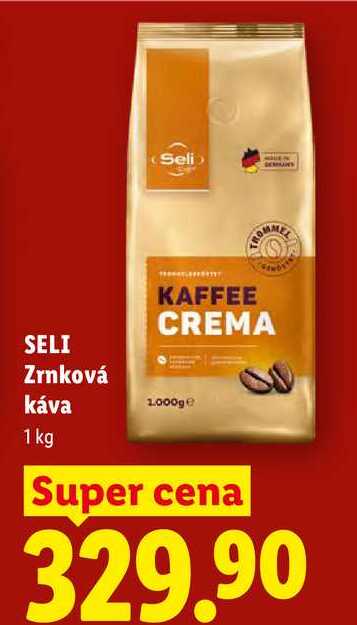 SELI Zrnková káva, 1 kg 