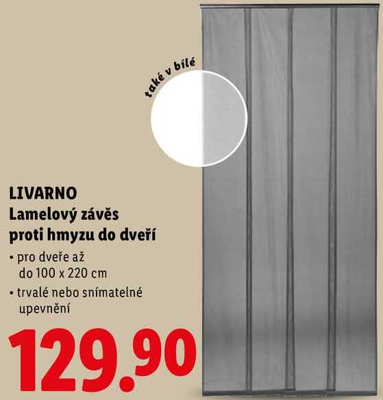 LIVARNO Lamelový závěs proti hmyzu do dveří 