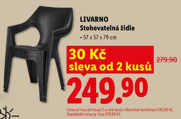 LIVARNO Stohovatelná židle