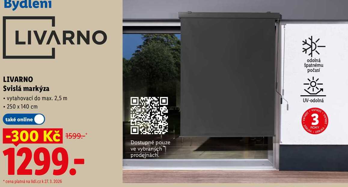 LIVARNO Svislá markýza