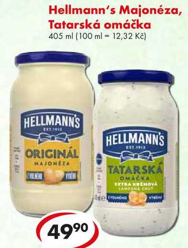 Hellmann's Majonéza, Tatarská omáčka, 405 ml