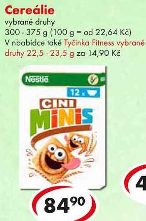 Cereálie, 300-375 g  