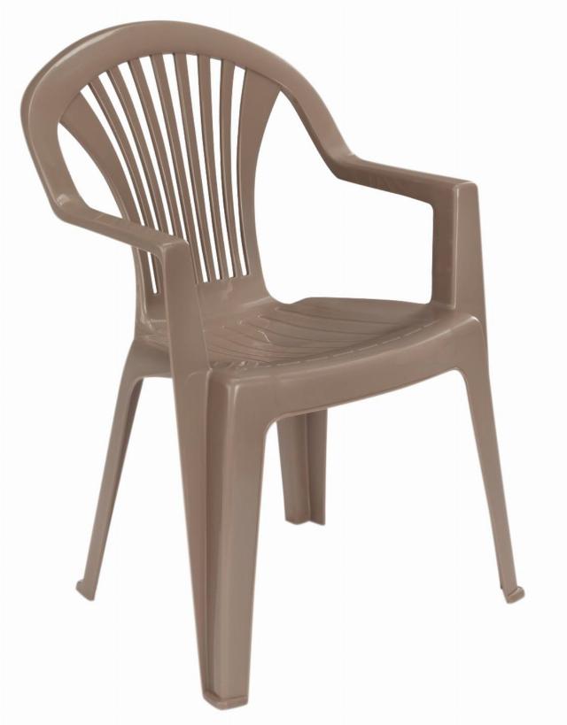 Stohovatelná židle rozměry: 57 x 58 x 82 cm šedo-béžová