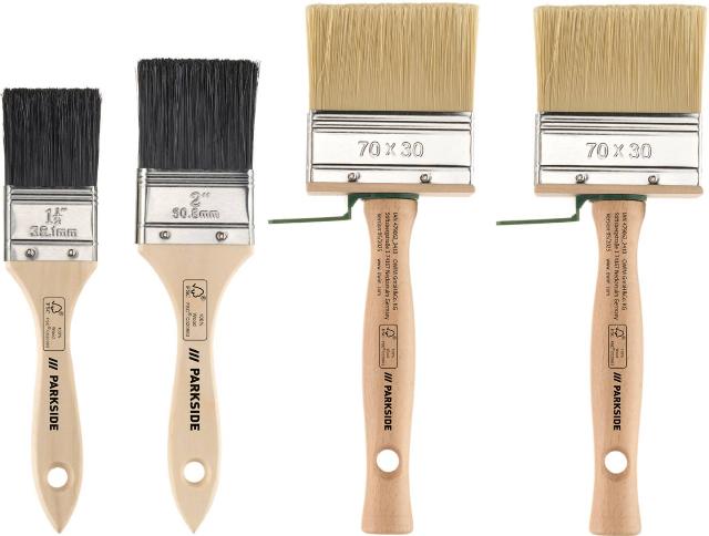 PARKSIDE Sada štětců 4dílná