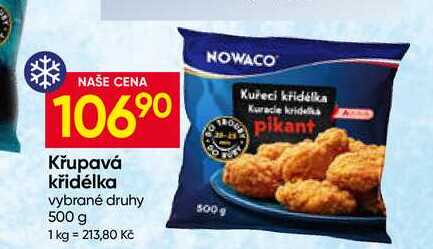 NOWACO 500 g Kuřecí křidélka 