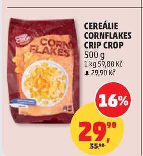 CEREÁLIE CORNFLAKES CRIP CROP, 500 g