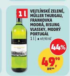 VELTLÍNSKÉ ZELENÉ, 1 l