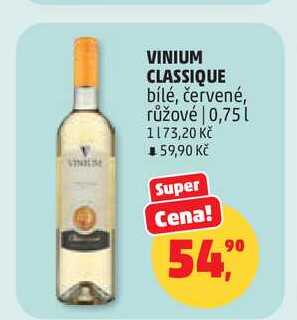VINIUM CLASSIQUE, 0,75 l