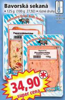 Bavorská sekaná, 125 g