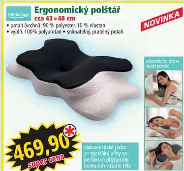 Ergonomický polštář