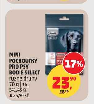 MINI POCHOUTKY PRO PSY BODIE SELECT, 70 g