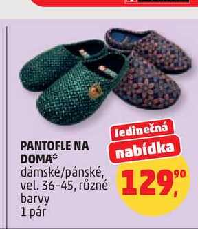 PANTOFLE NA DOMA, 1 pár