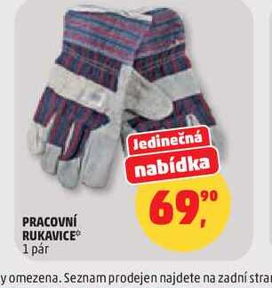 PRACOVNÍ RUKAVICE, 1 pár