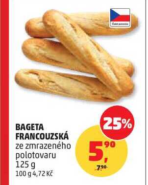 BAGETA FRANCOUZSKÁ, 125 g