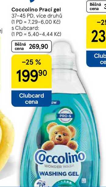 Coccolino Prací gel, 37-45 PD, více druhů  