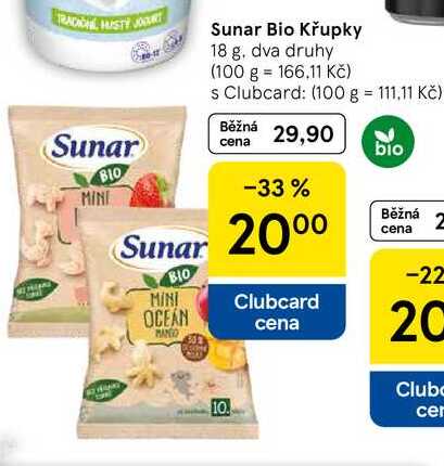 Sunar Sunar Bio Křupky, 18 g
