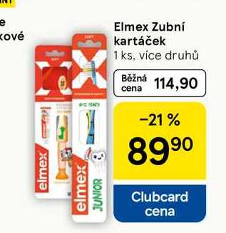 Elmex Zubní kartáček, 1 ks, více druhů 