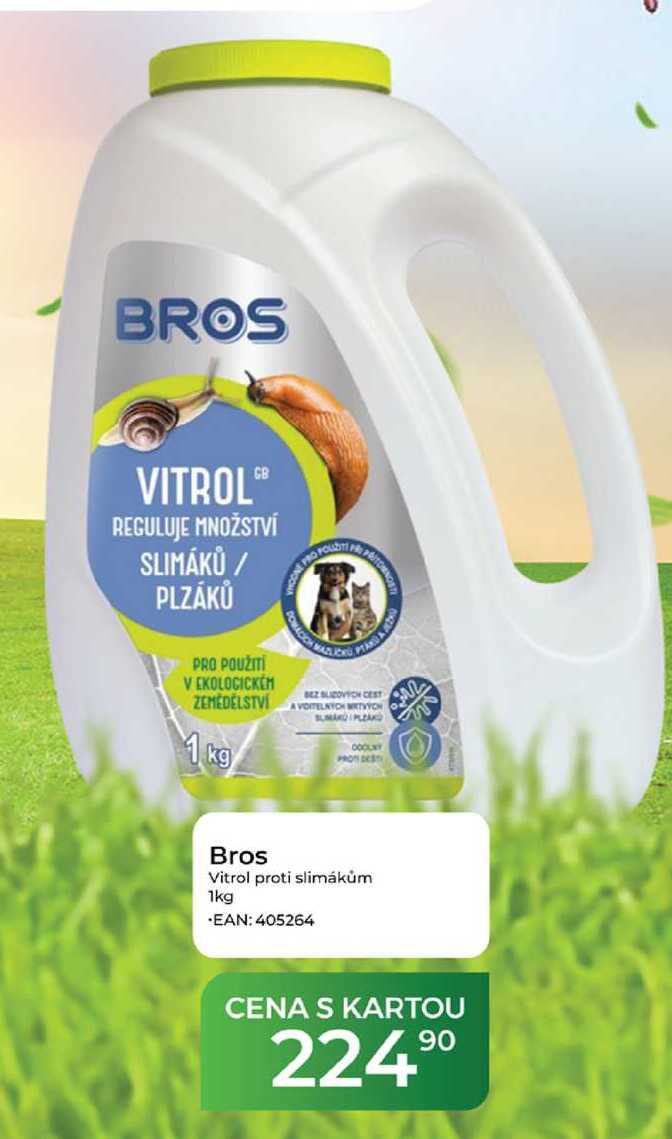 Bros Vitrol proti slimákům 1kg