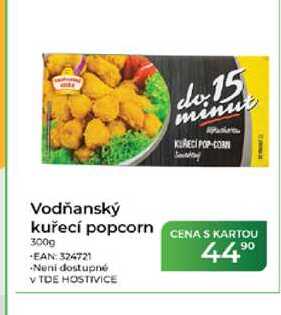 Vodňanský kuřecí popcorn 300g