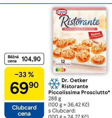 Dr. Oetker Ristorante Piccolissima Prosciutto, 288 g