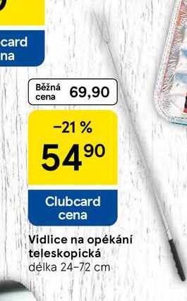 Vidlice na opékání teleskopická délka, 24-72 cm