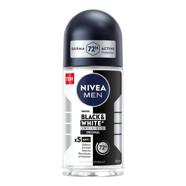 Nivea Men Invisible for Black & White Power antiperspirant roll