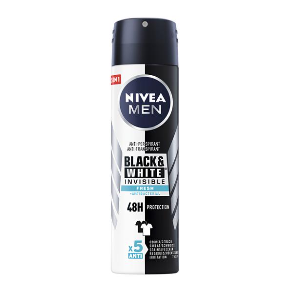 Nivea Black & White Fresh pánský deodorant