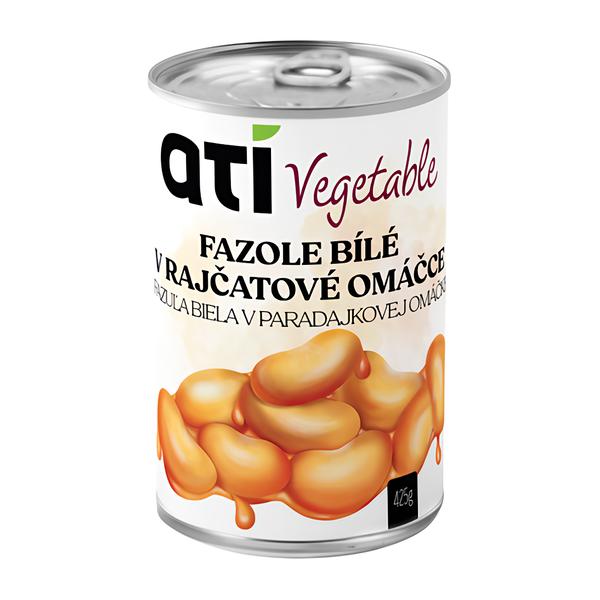 ATI Vegetable Fazole bílé v rajčatové omáčce