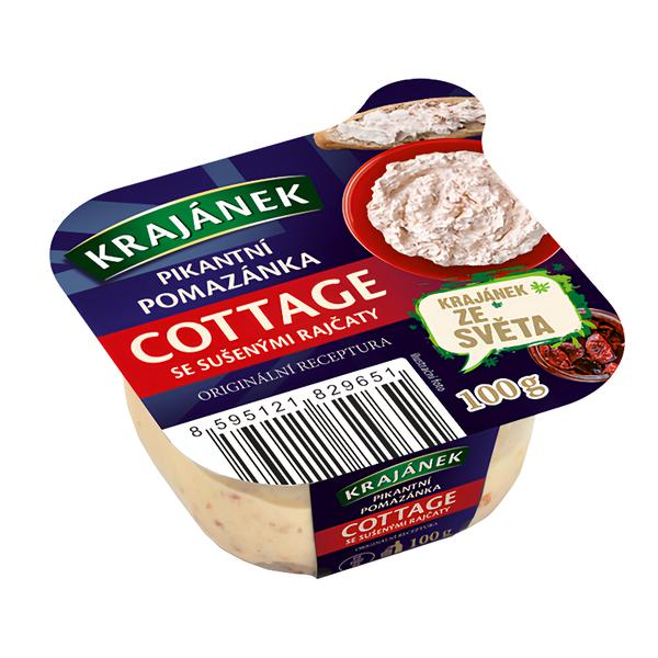 Krajánek Pikantní pomazánka Cottage se sušenými rajčaty