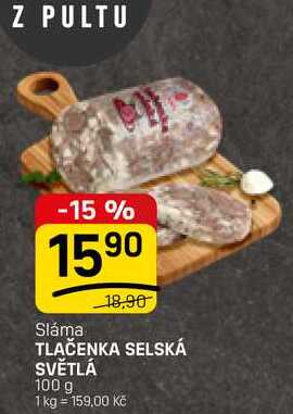 TLAČENKA SELSKÁ SVĚTLÁ 100 g